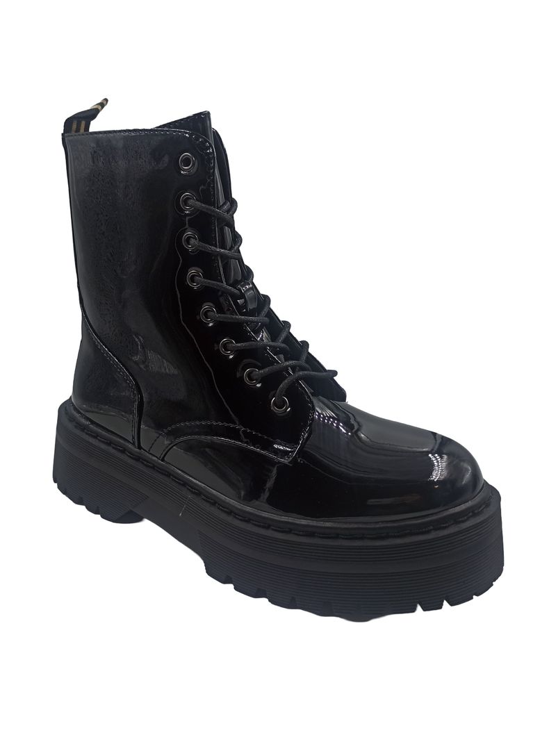 Bota Negra de Charol-2