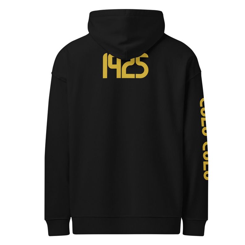 Polerón Hoodie Colo Colo Escudo Centenario Negro Unisex-2