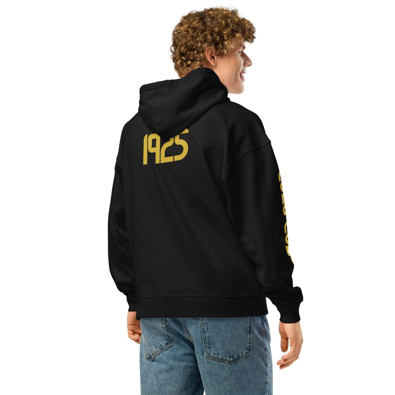 Polerón Hoodie Colo Colo Escudo Centenario Negro Unisex-4