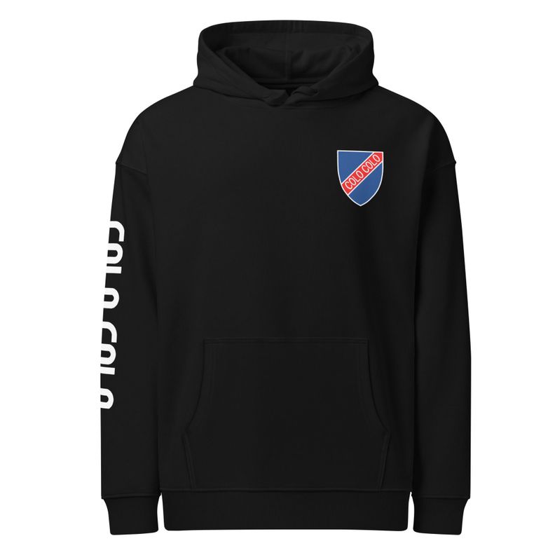 Polerón Hoodie Colo Colo Centenario Negro Unisex-0