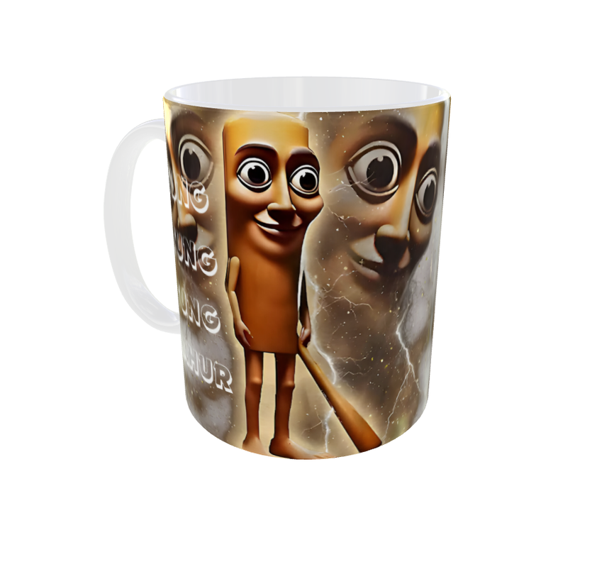 Taza Tung Tung Tung Sahur Regalo Diseño Único 325 Ml-0