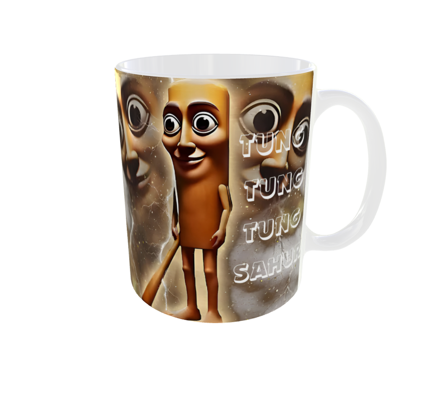 Taza Tung Tung Tung Sahur Regalo Diseño Único 325 Ml-4