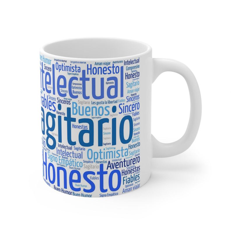 Taza Signo Zodiacal Sagitario Cerámica Horóscopo Astrología Regalo 325 ml-2