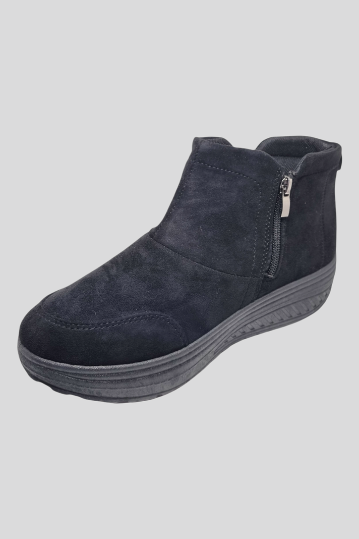 Botin moda mujer con cierre-0