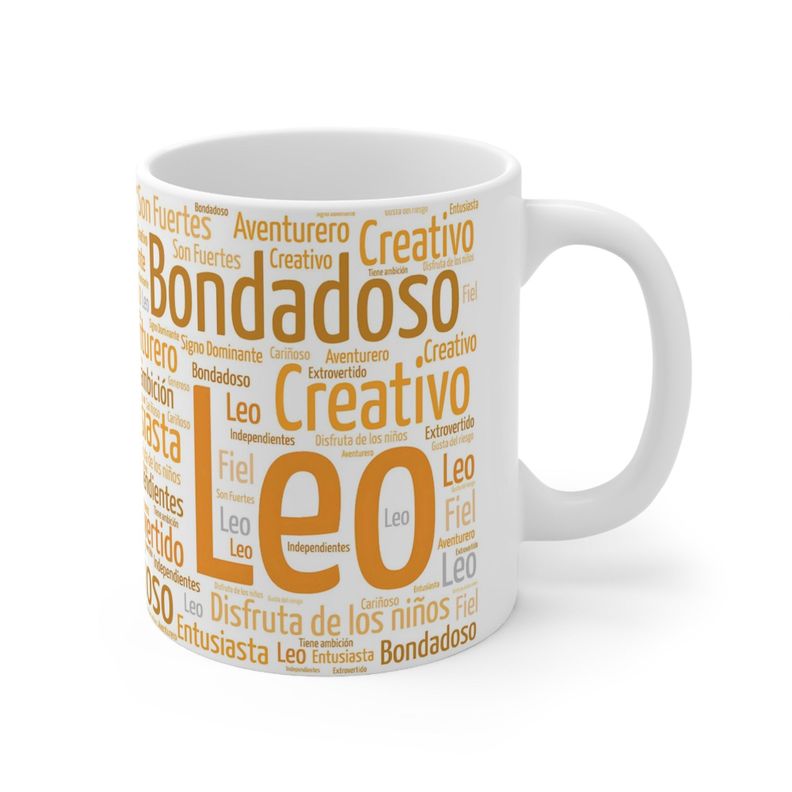 Taza Signo Zodiacal Leo Cerámica Horóscopo Astrología Regalo 325 ml-2