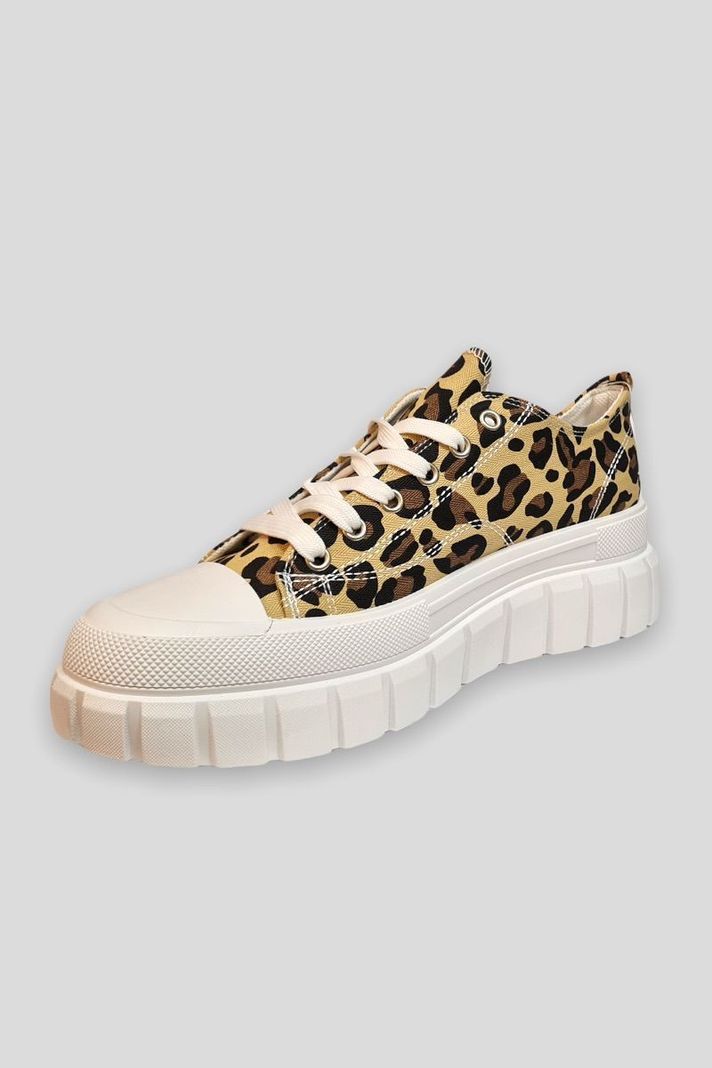 Zapatilla Urbana con plataforma Animal Print-1