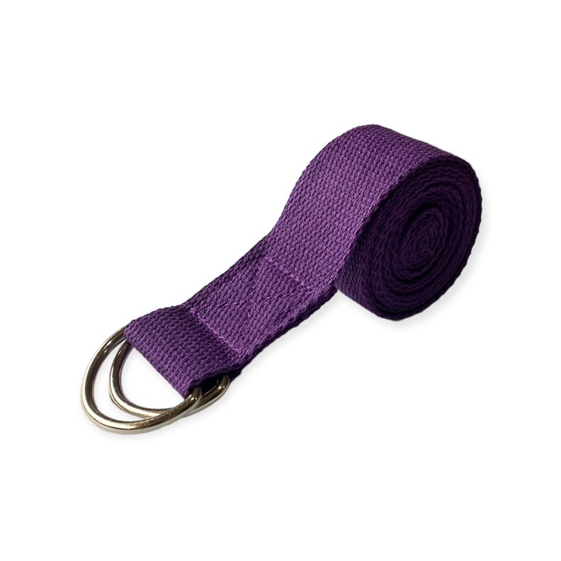 Correa estiramiento Yoga Morada-0