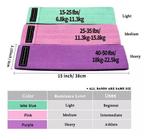 BANDAS ELASTICAS PARA CADERAS - HIP BAND-1