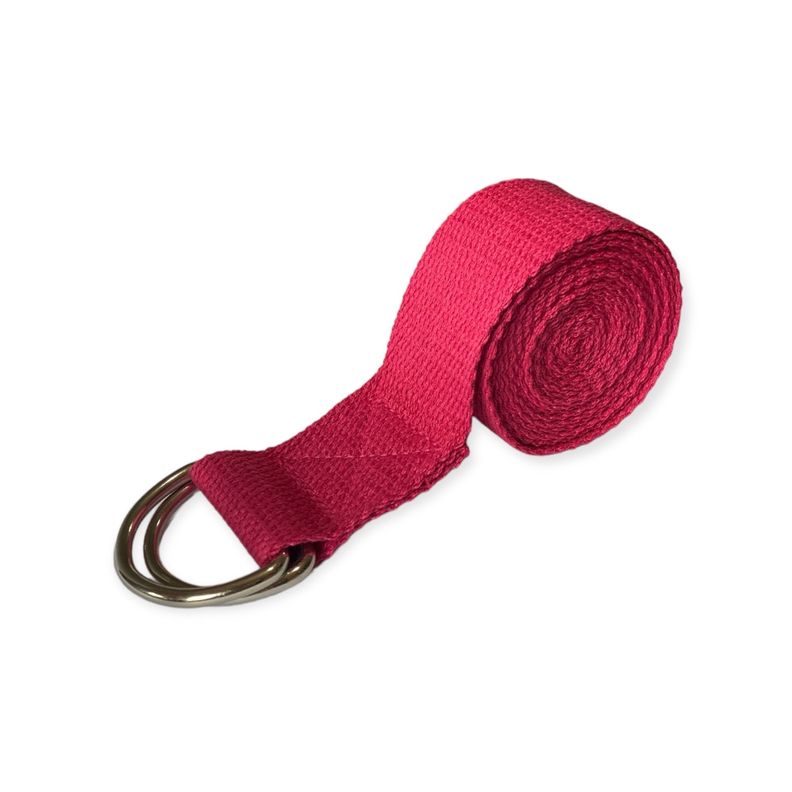 Correa estiramiento Yoga Fucsia-0