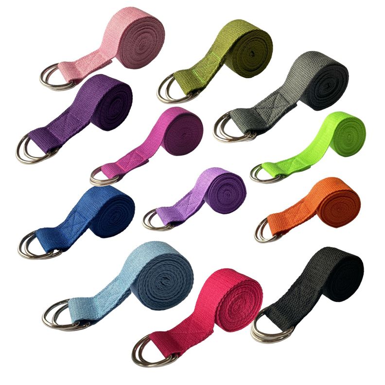 Correa estiramiento Yoga Fucsia-1