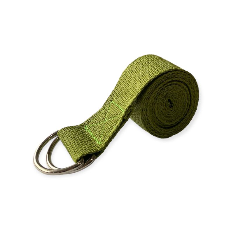 Correa estiramiento Yoga Verde Oscuro-0