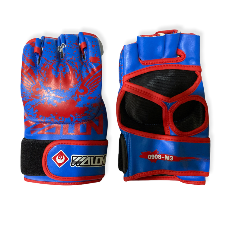 Guantes de MMA Wolon Blood Series Azul-0