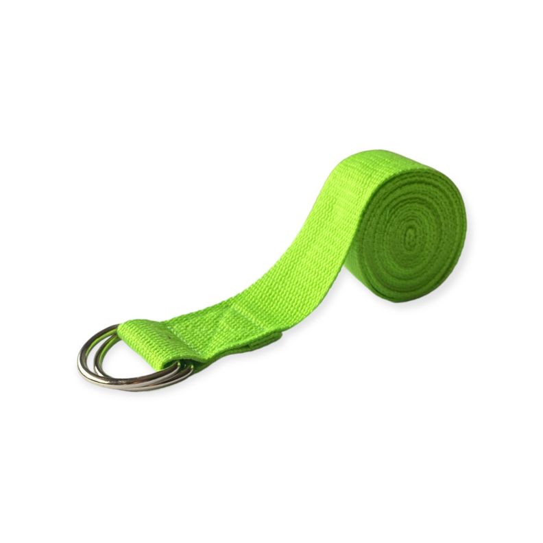 Correas estiramiento Yoga Verde Limón-0