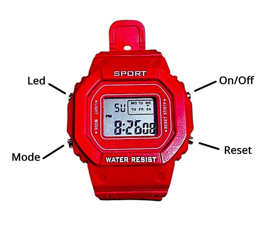 Reloj Digital Deportivo Genérico Unisex GENERICO-1