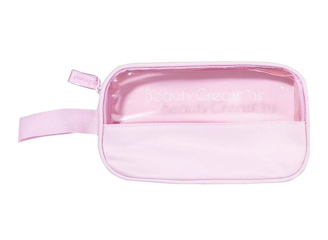 Cosmetiquero Pink Clear Pequeño Beauty Creations