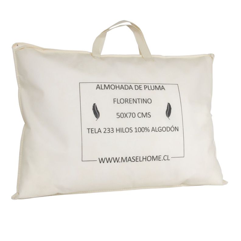 Almohada Florentino Pluma 50x70 cm Blanco