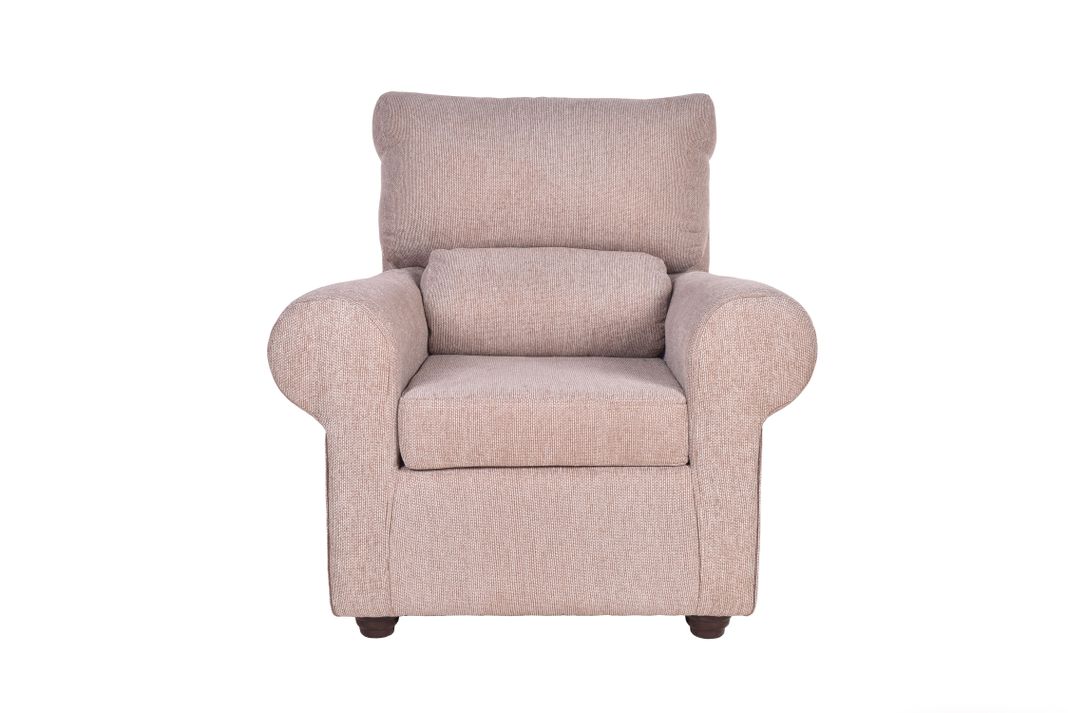 Sillon 1C Beron  Chenille  95x90x100 cm Beige-0