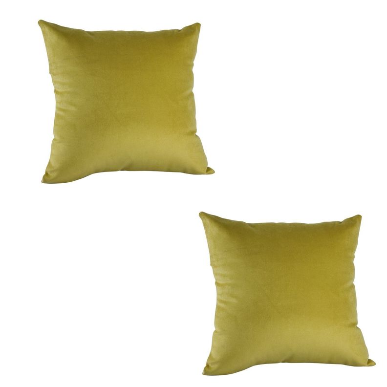 Set 2 Cojines New velvet 40x40 cm Pistacho Verde