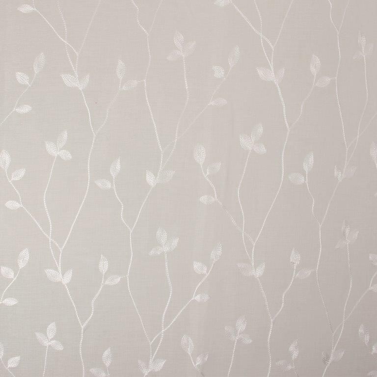 Set cortinas ambiente 4pzas Mati y velo bordado Blanco 140x225-2