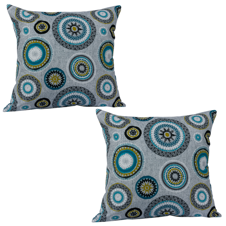 Set 2 Cojines Lona Española Martini 50x50 Turquesa-0