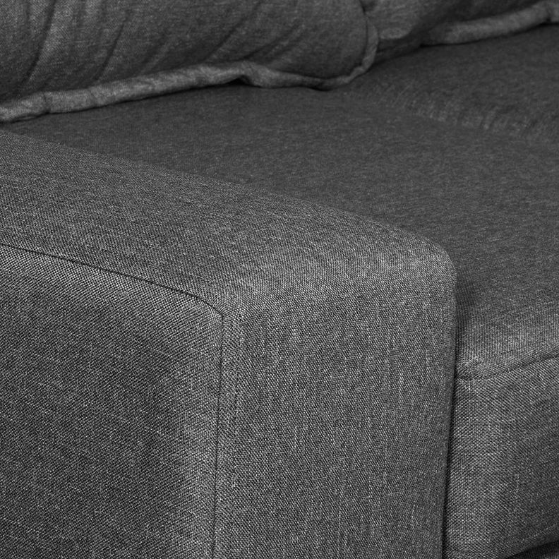  Sofa  Viena 3 cuerpos   Tela Gris  oscuro 190 x 80x90-2