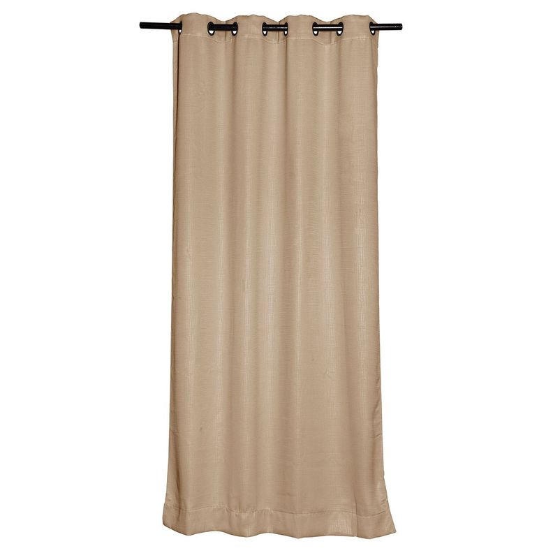 Cortinas  Set Embosed 1.40 x 2.25 Beige-2