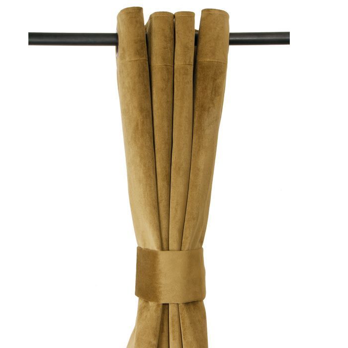 Cortina Felpa New Velvet 140x220 Cm Tabaco