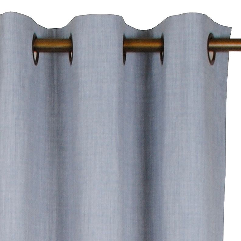 Set Cortinas de ambiente 4 pzas B.Out City y velo bordado Gris 140x225-1