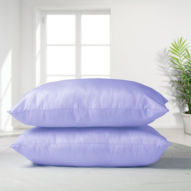Set 2 almohadas premium Eco colores 50x70 Lila