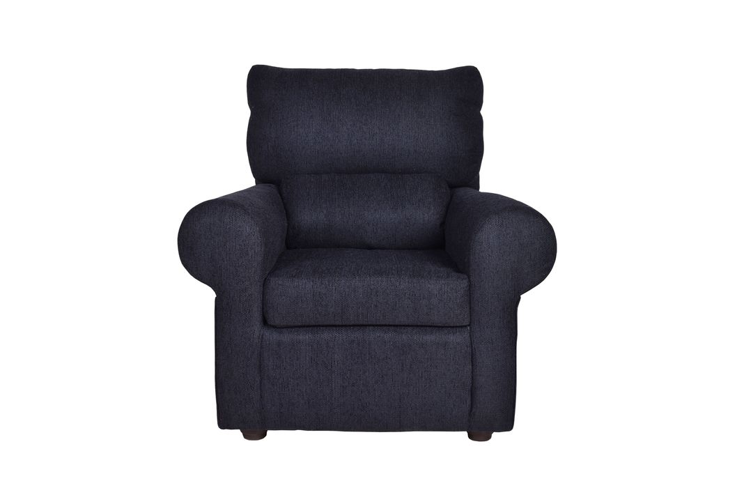 Sillon 1C Beron Chenille 95x90x100 cm Gris osc Gris Oscuro