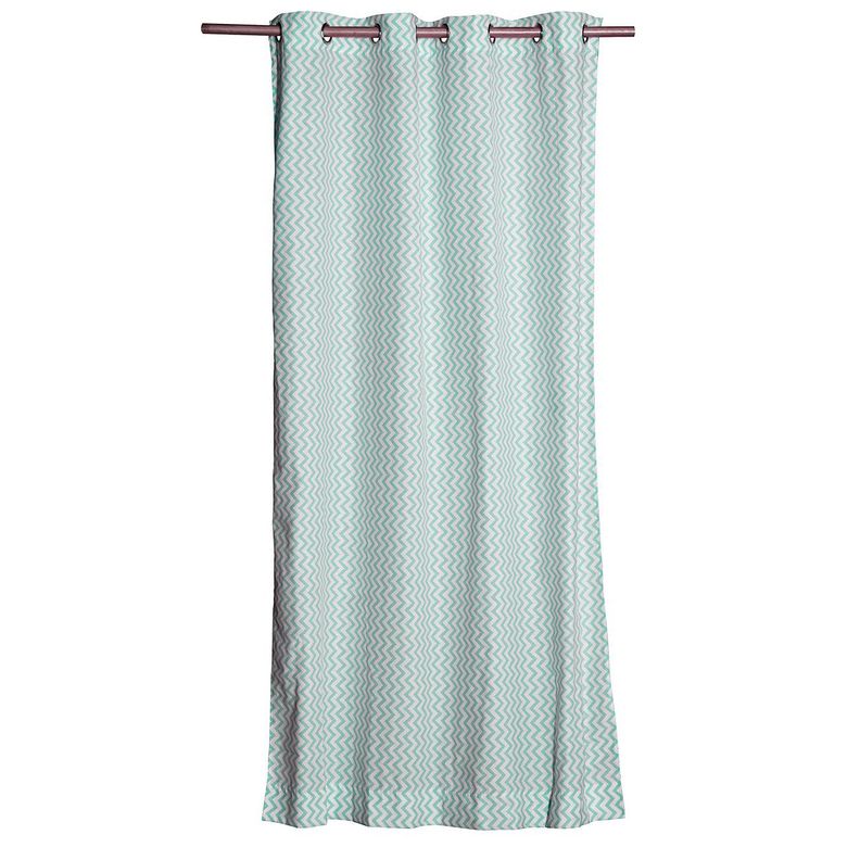 Cortina Lona Española ZigZag  Jade-1