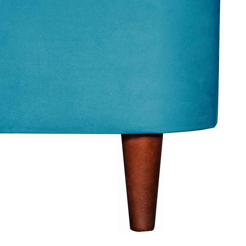 SOFA 2C OSLO FELPA TURQUESA 160X80X70-2