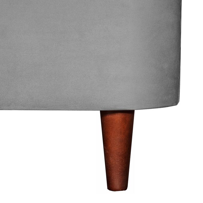 SOFA 2C OSLO FELPA GRIS 160X80X70-3