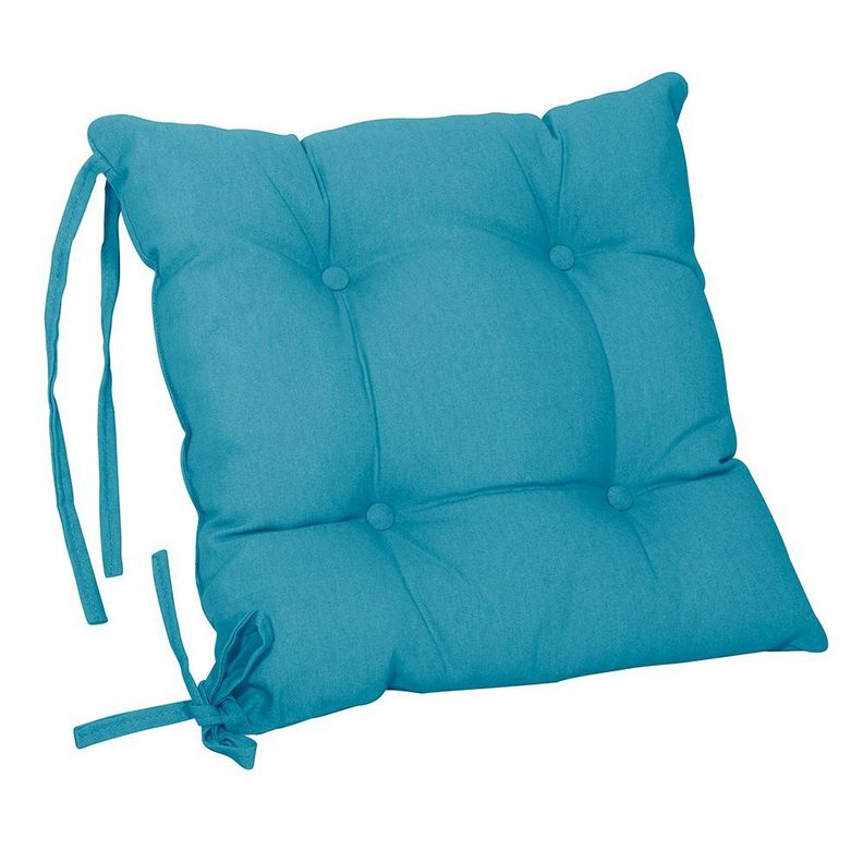Cojín  Terraza Botones 45x45 Turquesa-0