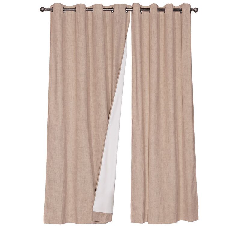 Set cortina B.O Lino Beige-1