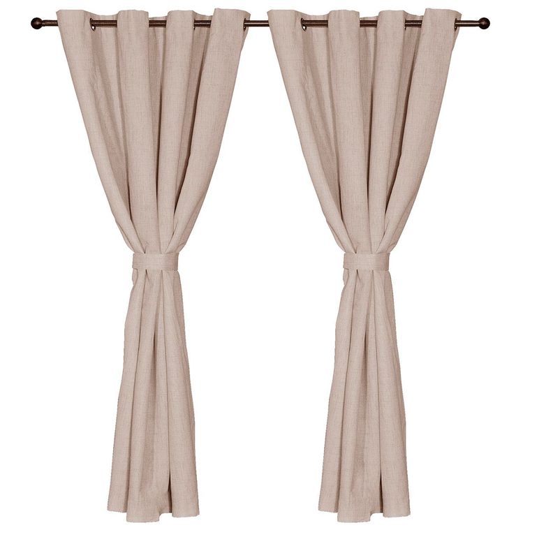 Set cortina B.O Lino Beige-2