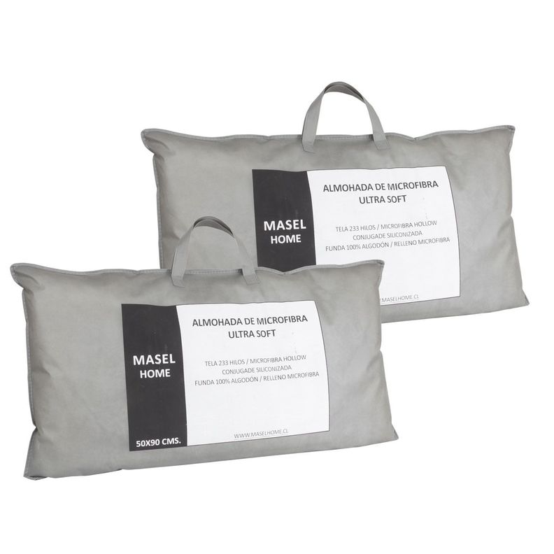 Pack Almohadas Microfibra 50x90 cm-0