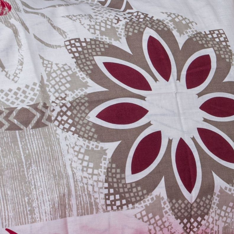 Juego de Sabanas Mandala 1.5 plazas Rojo-1