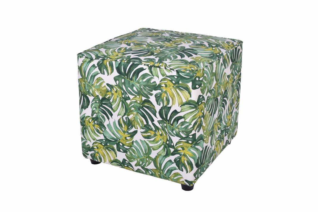 Pouf  Florencia Maldivas  Verde 50x50x43 cm-1