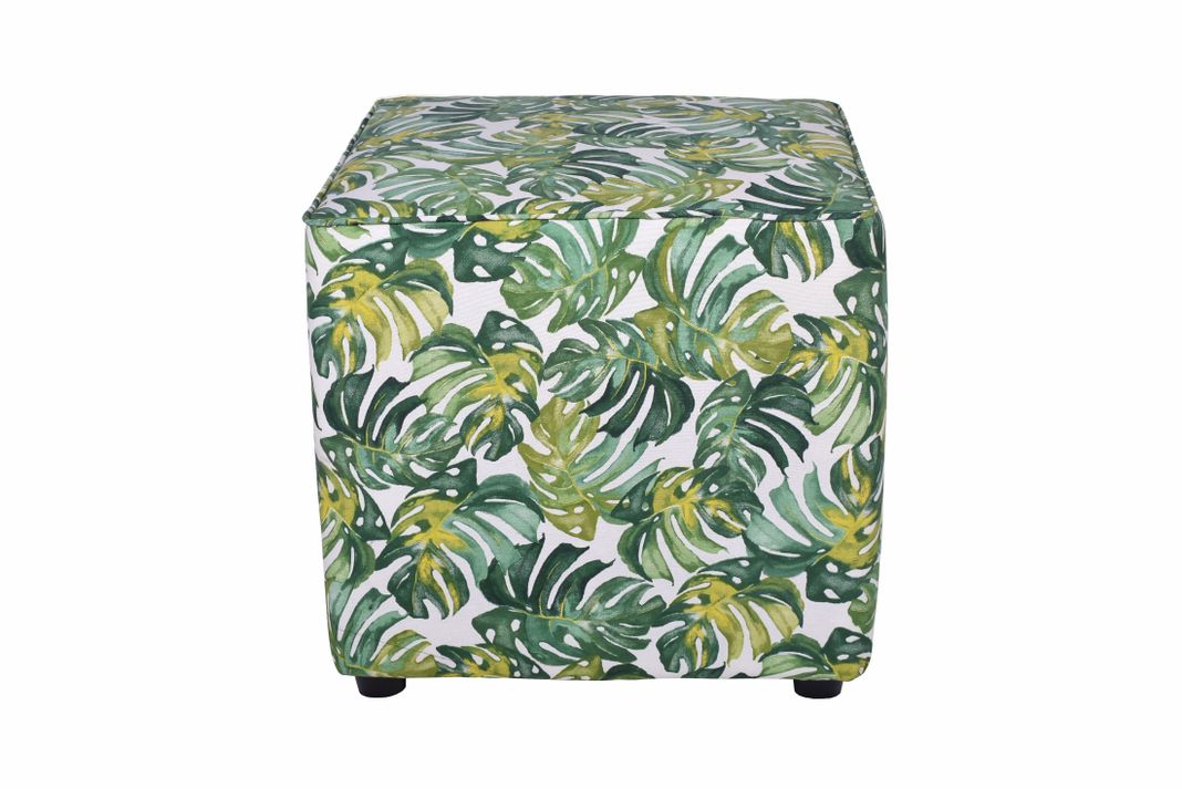 Pouf  Florencia Maldivas  Verde 50x50x43 cm-0
