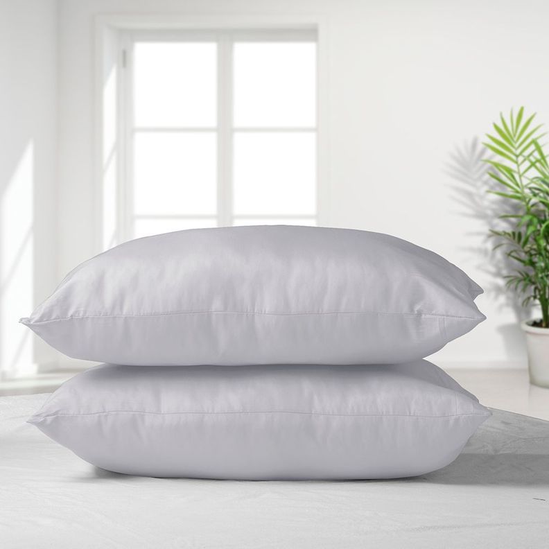 Set 2 almohadas premium Eco colores 50x70 Gris-0