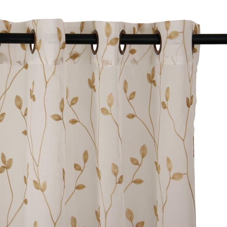 Set Teresita  Velo Bordado 1.40 X 2.25  Beige-0