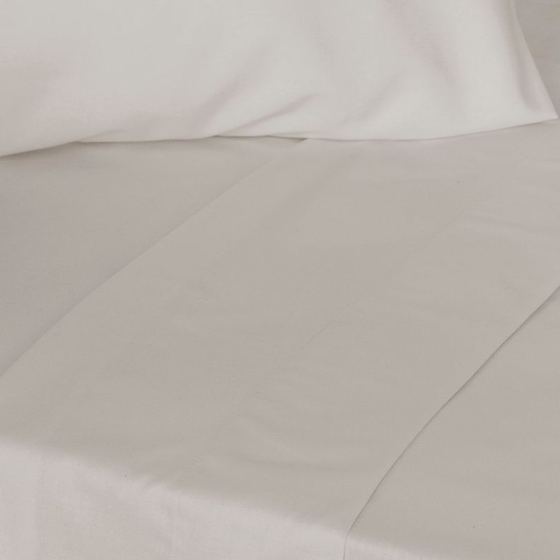 Jgo.Sábanas Polycotton 1 PL- 144 hilos Beige-2