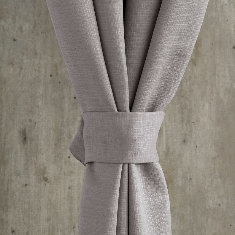 Cortinas  Set Embosed 1.40 x 2.25 Gris claro-1