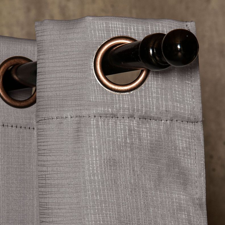 Cortinas  Set Embosed 1.40 x 2.25 Gris claro-2