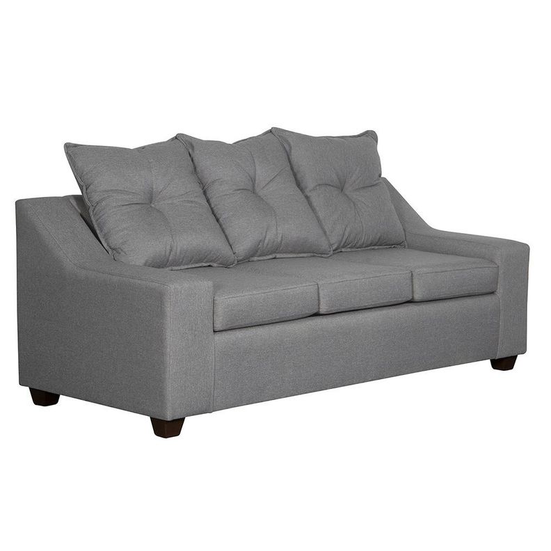  Sofa Viena 3 cuerpos   Tela Gris 190 x 80 x90-1