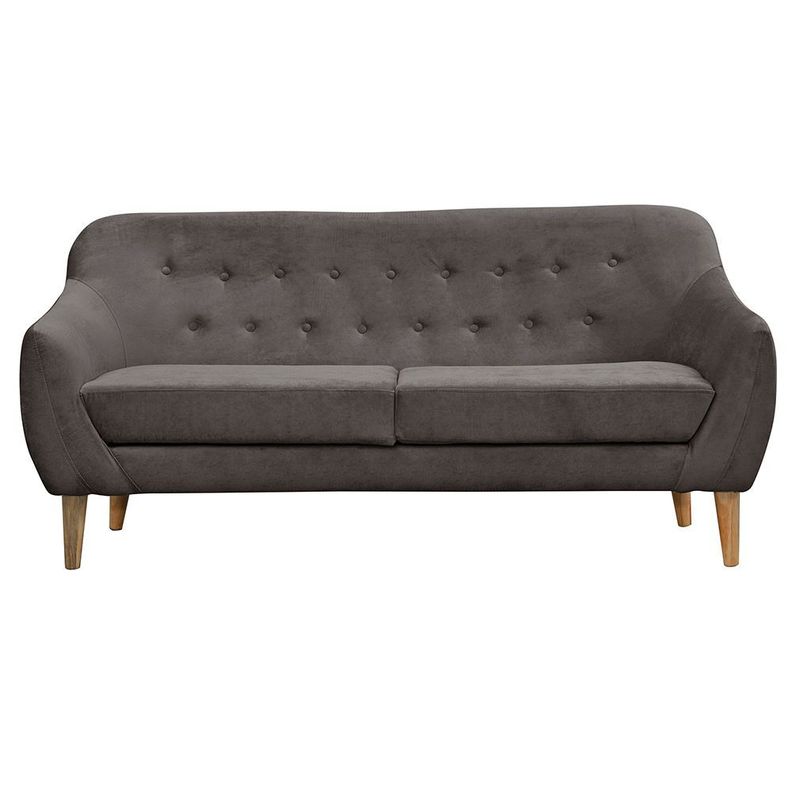 Sofa Norway Felpa Gris Oscuro 185x87x90-0