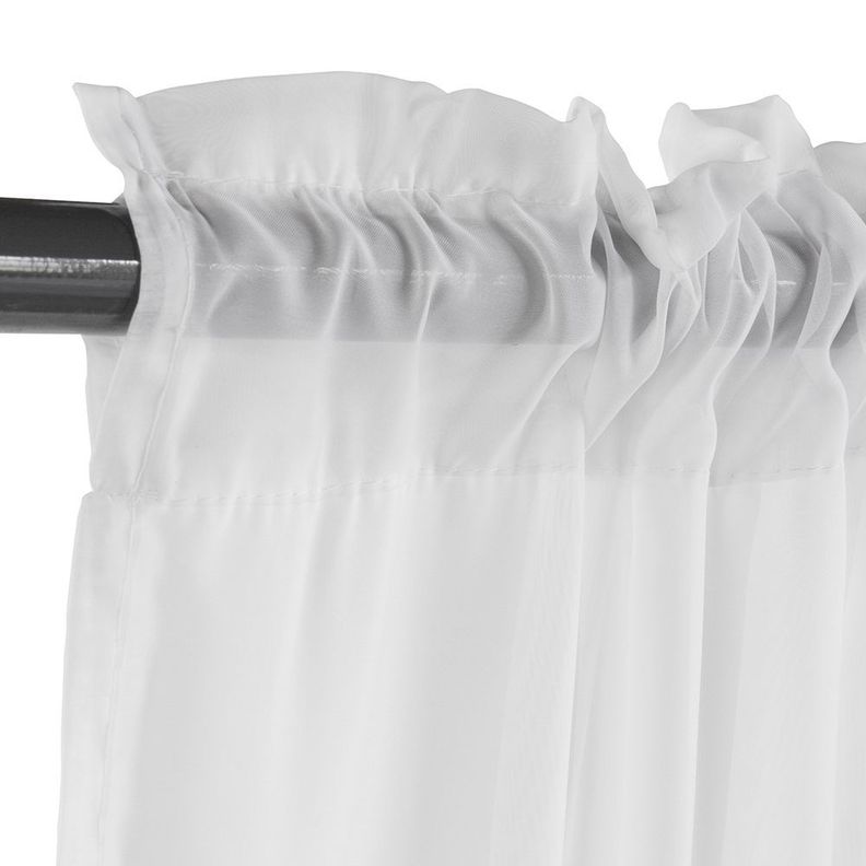 Set Cotina Velo pasatubo 140 x 225 blanco -1