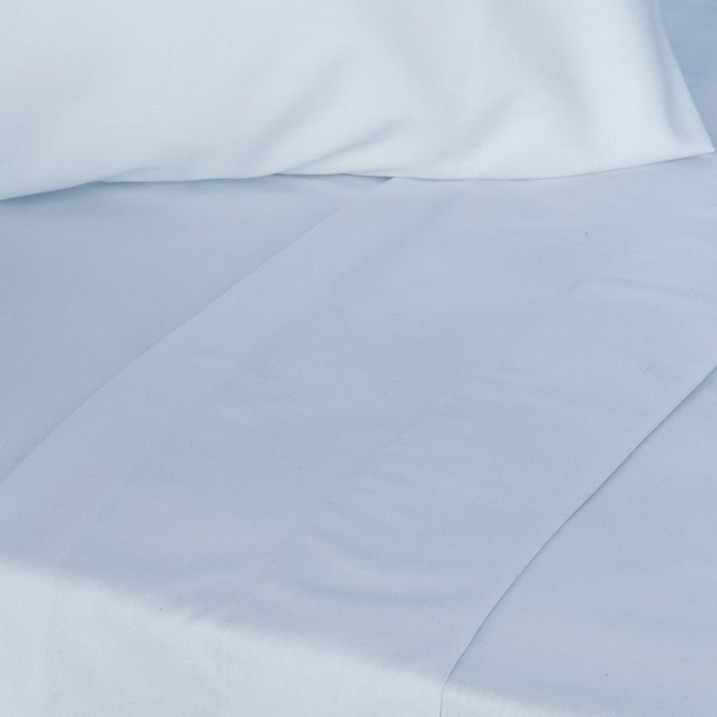 Jgo.Sábanas Polycotton 1 PL- 144 hilos  celeste-2