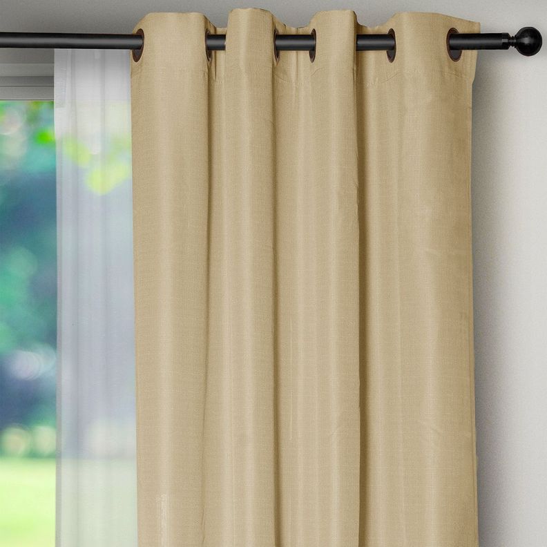 Set Cortinas 8 Piezas Yasmin Beige-1